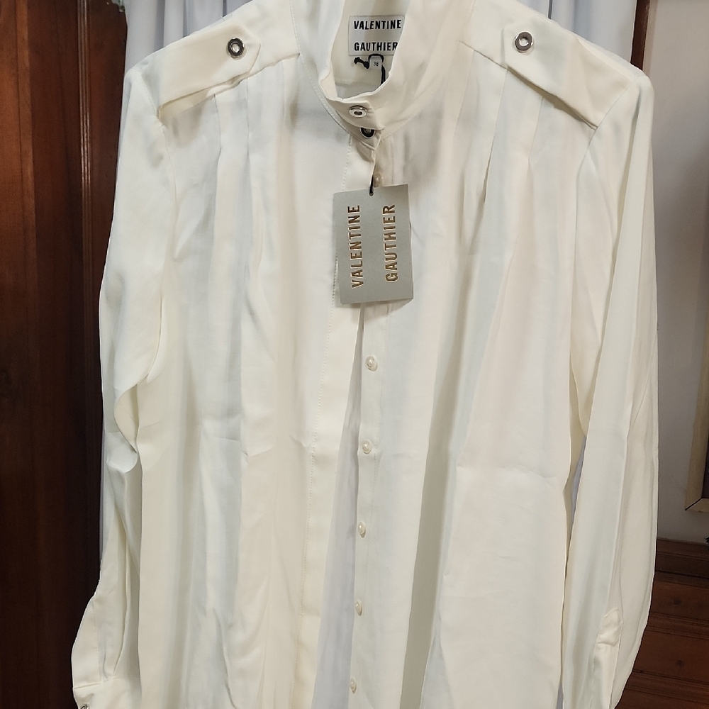 Valentine Gauthier White Blouse
